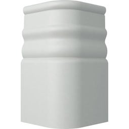 Ekena Millwork - BBD06X03FE - Endurathane Outside Corner for Federal Baseboard Moulding, 5 7/8"H x 3 1/8"P, Factory Primed