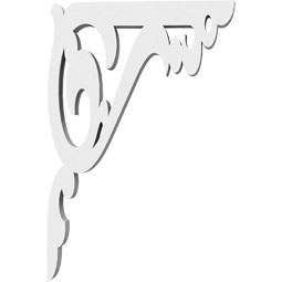 Ekena Millwork - BKTPAE - Amber Architectural Grade PVC Bracket