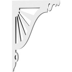 Ekena Millwork - BKTPMA - Marshall Architectural Grade PVC Bracket