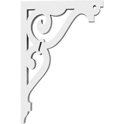 Ekena Millwork - BKTPFI - Finley Architectural Grade PVC Bracket