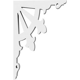Ekena Millwork - BKTPRL - Riley Architectural Grade PVC Bracket
