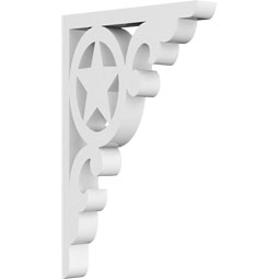 Ekena Millwork - BKTPAU - Austin Architectural Grade PVC Bracket