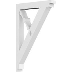 Ekena Millwork - BKTPAR - Artisan Architectural Grade PVC Bracket