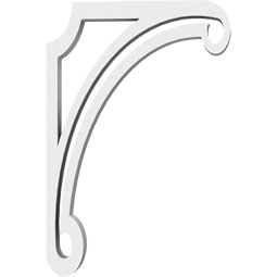 Ekena Millwork - BKTPAH - Arch Architectural Grade PVC Bracket