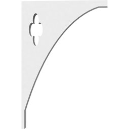 Ekena Millwork - BKTPTU - Turner Architectural Grade PVC Bracket