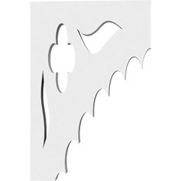 Ekena Millwork - BKTPWE - Wellington Architectural Grade PVC Bracket
