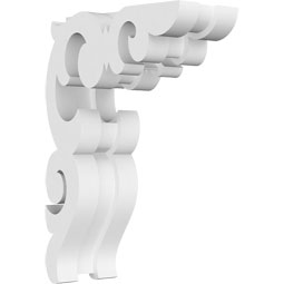 Ekena Millwork - CORPKD - Kendall Architectural Grade PVC Corbel