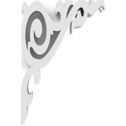 Ekena Millwork - CORPBA - Baile Architectural Grade PVC Corbel