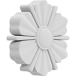 Ekena Millwork - ROSCRNCUF - Ranchester Flower Rosette