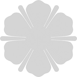 Ekena Millwork - ROSCRNCUF - Ranchester Flower Rosette