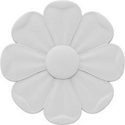 Ekena Millwork - ROSCROLUF - Rolling Hills Flower Rosette