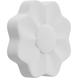 Ekena Millwork - ROSCLCYUF - Lacey Flower Rosette