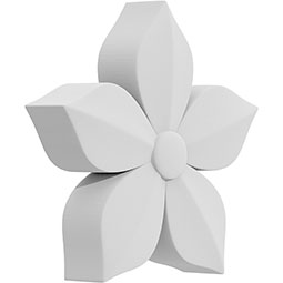 Ekena Millwork - ROSCTORUF - Torrington Flower Rosette