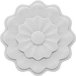 Ekena Millwork - ROSCWAMUF - Wamsutter Flower Rosette