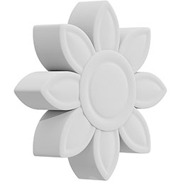Ekena Millwork - ROSCFPTUF - Freeport Flower Rosette