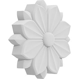 Ekena Millwork - ROSCLARUF - Lara Flower Rosette