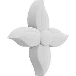 Ekena Millwork - ROSCCLEUF - Clearmont Flower Rosette