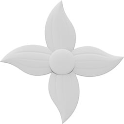 Ekena Millwork - ROSCCLEUF - Clearmont Flower Rosette