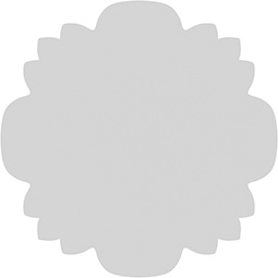 Ekena Millwork - ROSCLAWUF - Lawton Flower Rosette