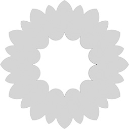 Ekena Millwork - ROSCDUTUF - Dutton Rosette