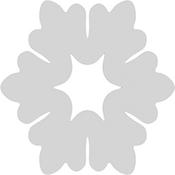 Ekena Millwork - ROSCENNUF - Ennis Rosette