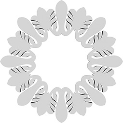 Ekena Millwork - ROSCKSLUF - Kensal Rosette