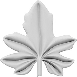 Ekena Millwork - ONLCMCLUF - McCleary Leaf Onlay