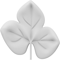 Ekena Millwork - ONLCMSRUF - Mossyrock Leaf Onlay