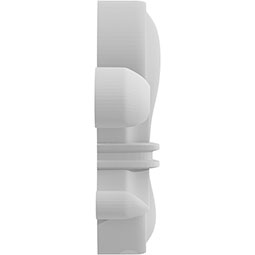 Ekena Millwork - ONLCSTNUF - Stanwood Fleur De Lys Onlay