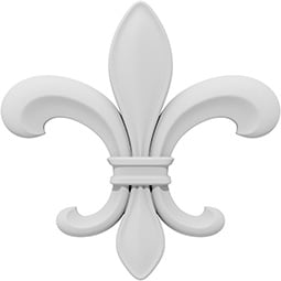 Ekena Millwork - ONLCSTNUF - Stanwood Fleur De Lys Onlay