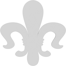 Ekena Millwork - ONLCSULUF - Sultan Fleur De Lys Onlay