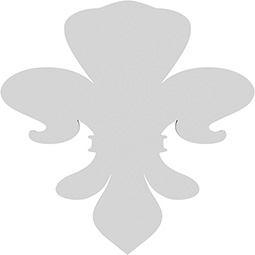 Ekena Millwork - ONLCTACUF - Tacoma Fleur De Lys Onlay