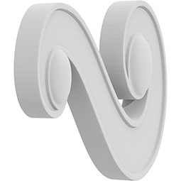 Ekena Millwork - ONLCFLXUF-L - Flaxville Left Onlay