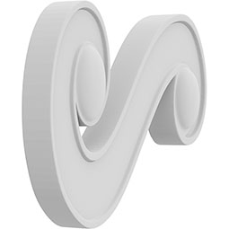 Ekena Millwork - ONLCFLXUF-R - Flaxville Right Onlay