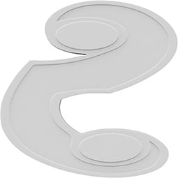 Ekena Millwork - ONLCFRSUF-L - Forsyth Left Onlay