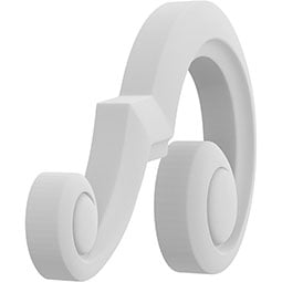 Ekena Millwork - ONLCGRDUF-L - Geraldine Left Onlay