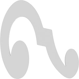 Ekena Millwork - ONLCGRDUF-L - Geraldine Left Onlay