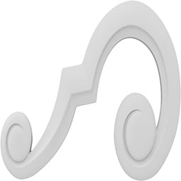 Ekena Millwork - ONLCGRDUF-L - Geraldine Left Onlay