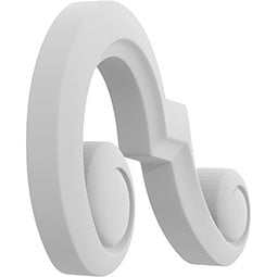 Ekena Millwork - ONLCGRDUF-R - Geraldine Right Onlay