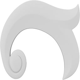 Ekena Millwork - ONLCGGWUF-R - Glasgow Right Onlay