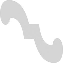 Ekena Millwork - ONLCGDVUF-R - Glendive Right Onlay