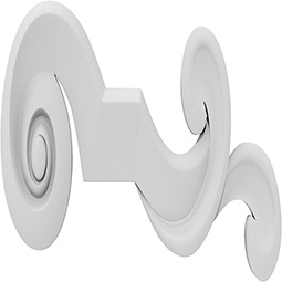 Ekena Millwork - ONLCHRLUF-R - Harlem Right Onlay