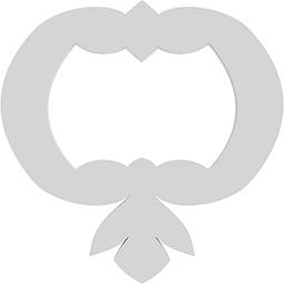Ekena Millwork - ONLCHRTUF - Harlotown Onlay