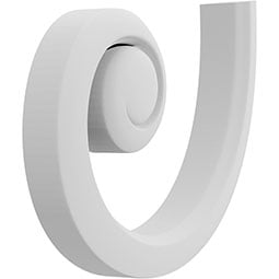 Ekena Millwork - ONLCLAVUF-L - Lavina Left Onlay