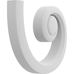 Ekena Millwork - ONLCLAVUF-R - Lavina Right Onlay