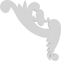 Ekena Millwork - ONLCPOPUF-R - Poplar Right Onlay