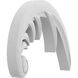 Ekena Millwork - ONLCRONUF-R - Ronan Right Onlay