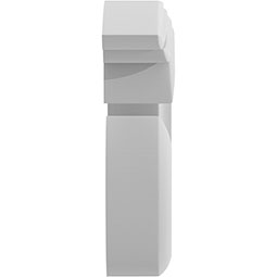 Ekena Millwork - ONLCSNBUF-L - Sunburst Left Onlay