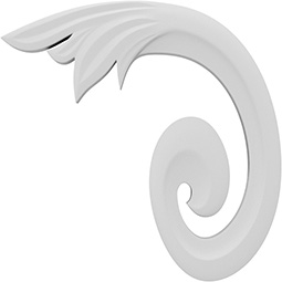 Ekena Millwork - ONLCSNBUF-L - Sunburst Left Onlay