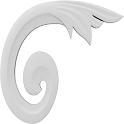 Ekena Millwork - ONLCSNBUF-R - Sunburst Right Onlay